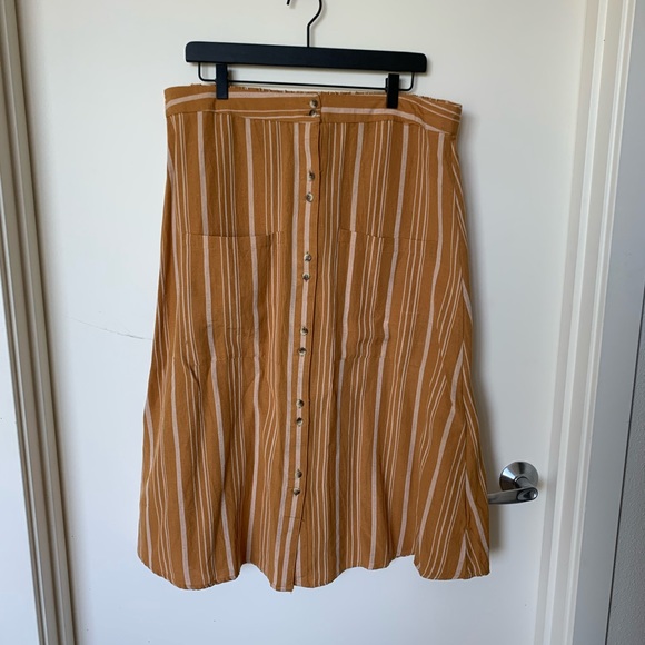NWOT - Rip Curl Sunchasers Striped MIDI Skirt - Picture 3 of 6